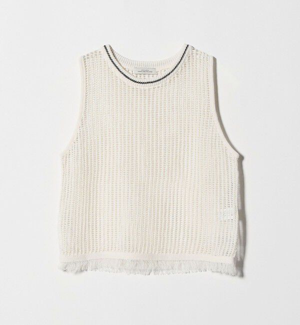 UNITED ARROWS green label relaxing「フリンジ ニット ベスト」|ベスト・ジレ|