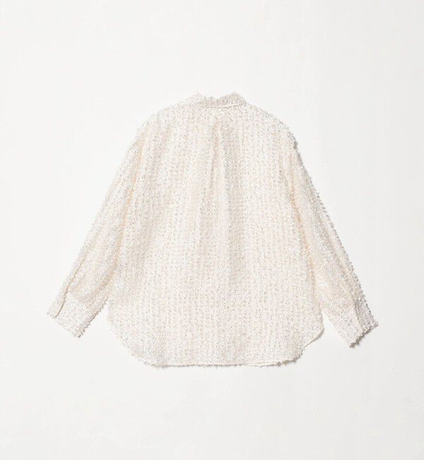 UNITED ARROWS green label relaxing「シアー ジャガード シャツ」|シャツ・ブラウス|