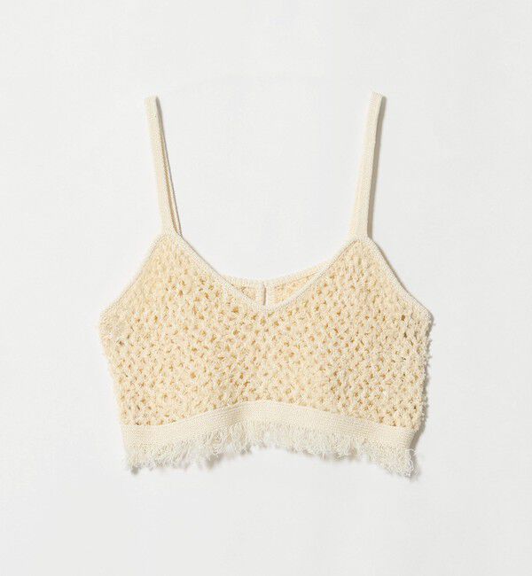UNITED ARROWS green label relaxing「＜SEASONAL COLLECTION＞フリンジ ニット キャミソール」|ベスト・ジレ|BEIGE