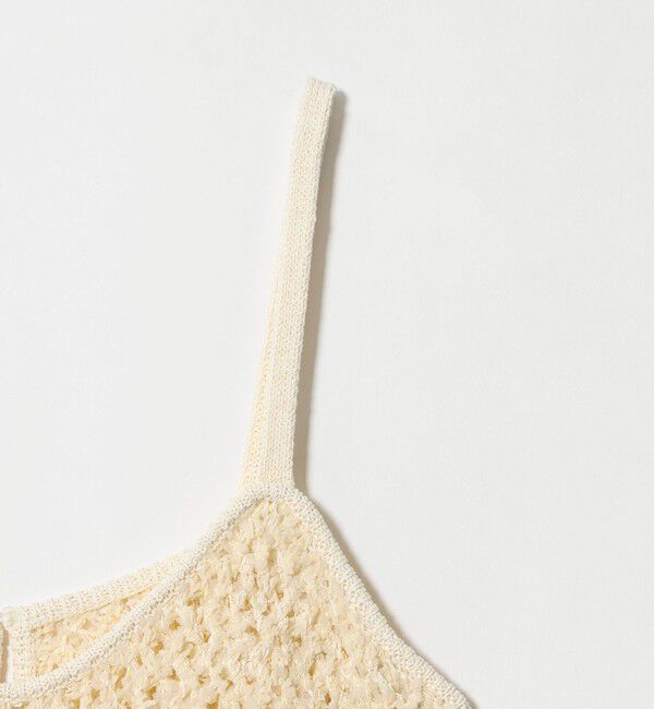 UNITED ARROWS green label relaxing「＜SEASONAL COLLECTION＞フリンジ ニット キャミソール」|ベスト・ジレ|