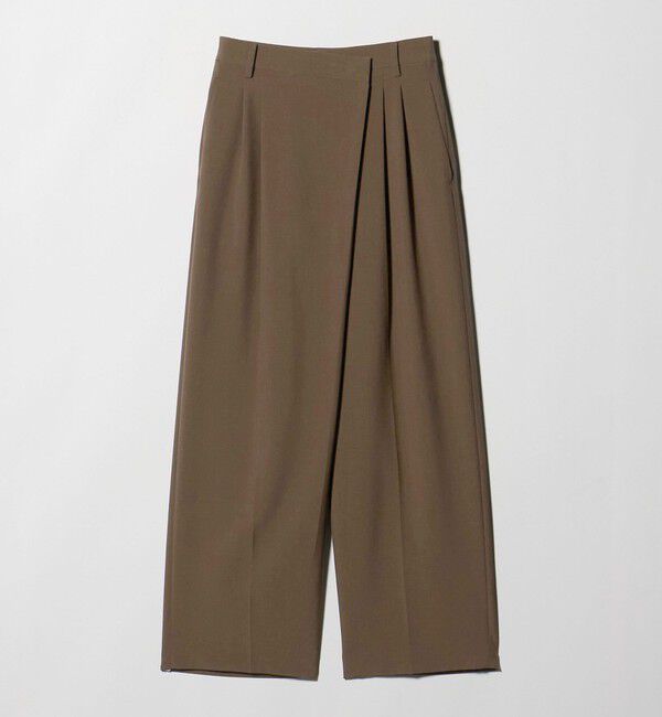 BEAUTY&YOUTH UNITED ARROWS「ポプリン 2タック ラップパンツ ウォッシャブル 吸水速乾 接触冷感」|その他|