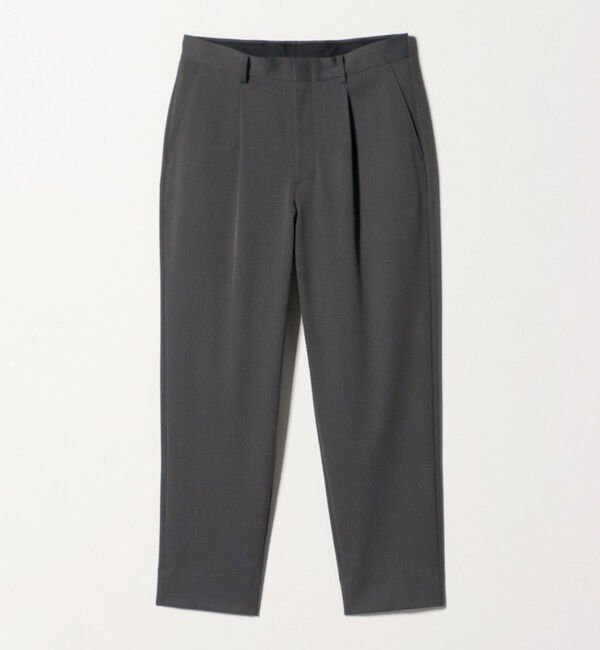 BEAUTY&YOUTH UNITED ARROWS「アルガン トロ 1プリーツ テーパード スラックス NO.7 ストレッチ」|チノ|