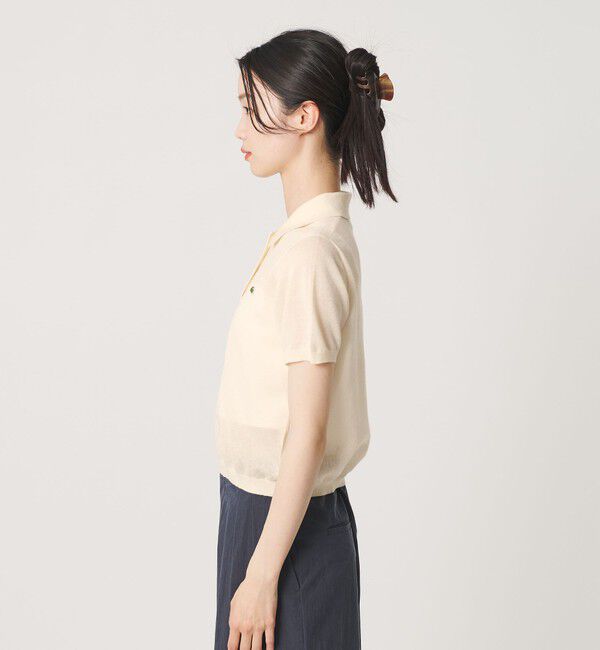 BEAUTY&YOUTH UNITED ARROWS「＜LACOSTE＞ラメニット ポロシャツ」|ポロシャツ|