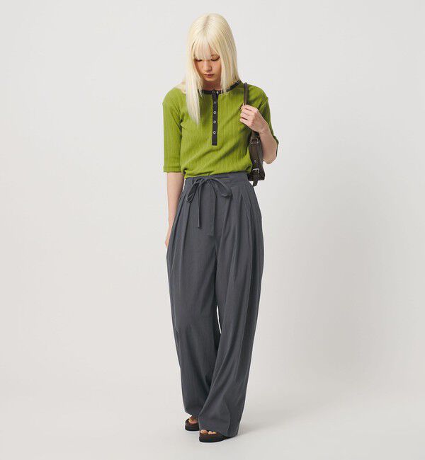 BEAUTY&YOUTH UNITED ARROWS「セルロースブレンド  ベルトループ ワイドパンツ ウォッシャブル」|その他|