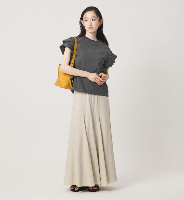 BEAUTY&YOUTH UNITED ARROWS「コットンフリル ショートスリーブ カットソー」|Tシャツ・カットソー|