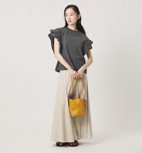 BEAUTY&YOUTH UNITED ARROWS「コットンフリル ショートスリーブ カットソー」|Tシャツ・カットソー|