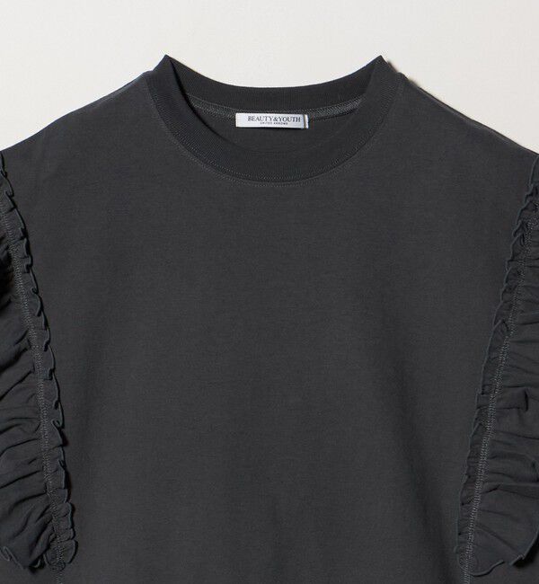 BEAUTY&YOUTH UNITED ARROWS「コットンフリル ショートスリーブ カットソー」|Tシャツ・カットソー|