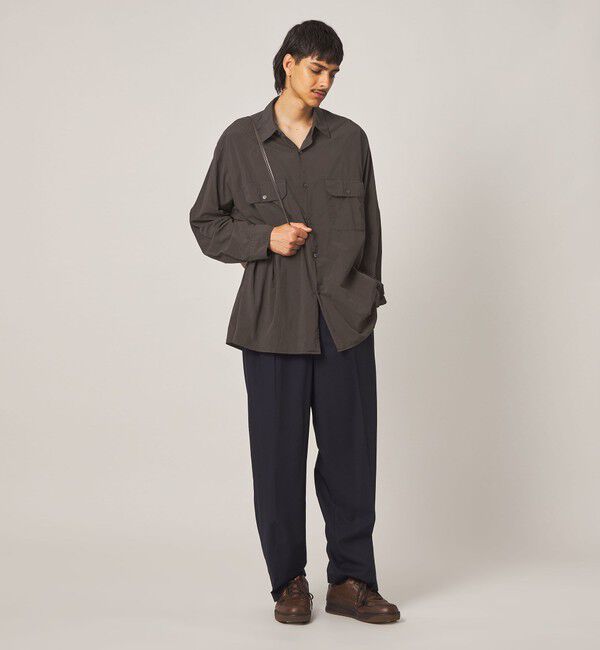 STEVEN ALAN「＜Steven Alan＞ シアー ナイロン ガーメントダイ シャツ」|シャツ・ブラウス|
