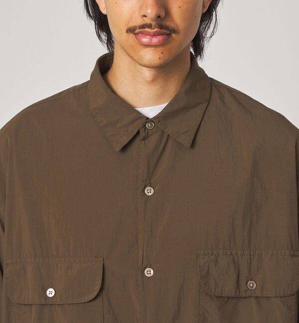 STEVEN ALAN「＜Steven Alan＞ シアー ナイロン ガーメントダイ シャツ」|シャツ・ブラウス|