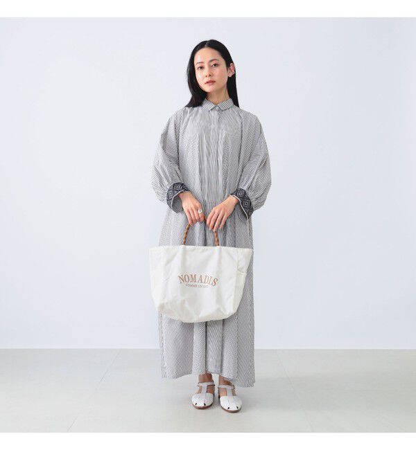 Demi-Luxe BEAMS 「NOMADIS / SAC2 WIDE ロゴ トートバッグ」|トートバッグ|