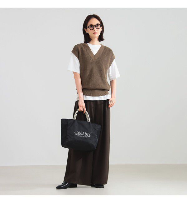 Demi-Luxe BEAMS 「NOMADIS / SAC2 WIDE ロゴ トートバッグ」|トートバッグ|