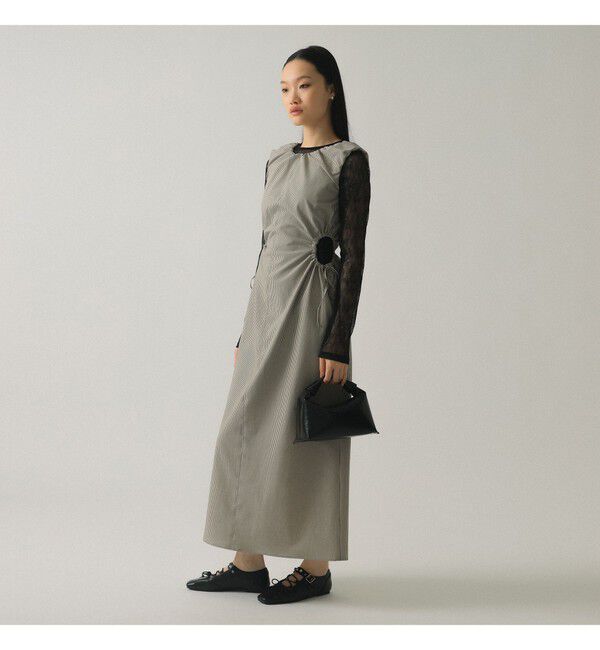 Ray BEAMS 「カットアウト ノースリーブ ワンピース」|ワンピース|
