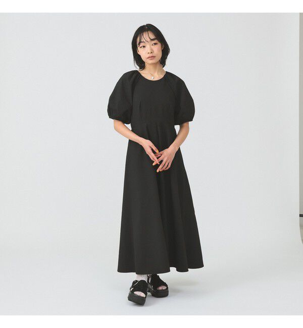 Ray BEAMS 「サッカー ランタンスリーブ ワンピース」|ワンピース|