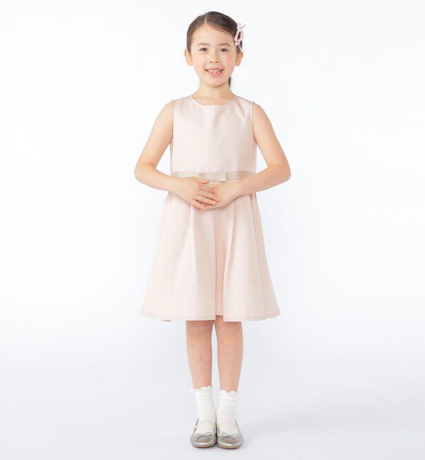 SHIPS KIDS「SHIPS KIDS:110～130cm /セレモニー ノースリーブワンピース」|ワンピース|