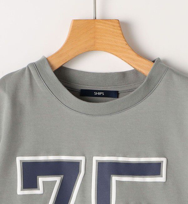 SHIPS KIDS「SHIPS KIDS:80～90cm / ナンバリング デザイン 半袖 Tシャツ」|Tシャツ・カットソー|
