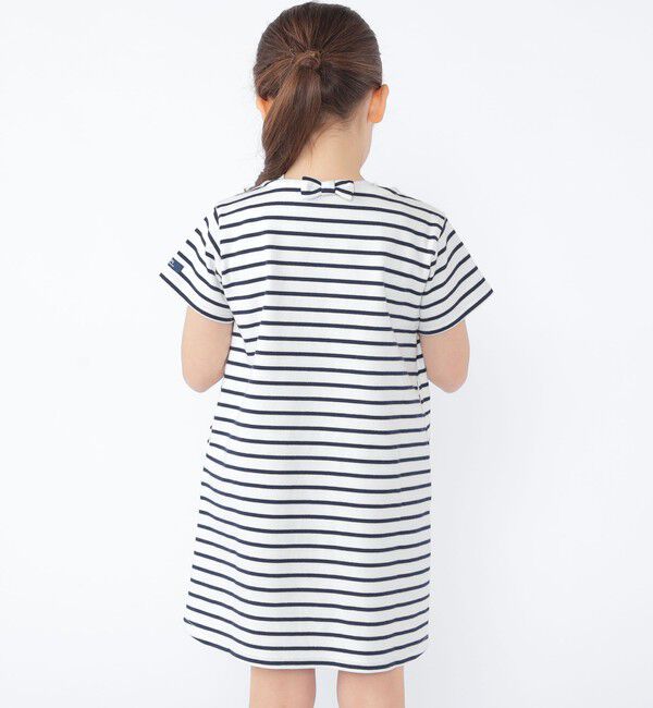 SHIPS KIDS「SHIPS KIDS:100～130cm / ボーダー ワンピース」|ワンピース|