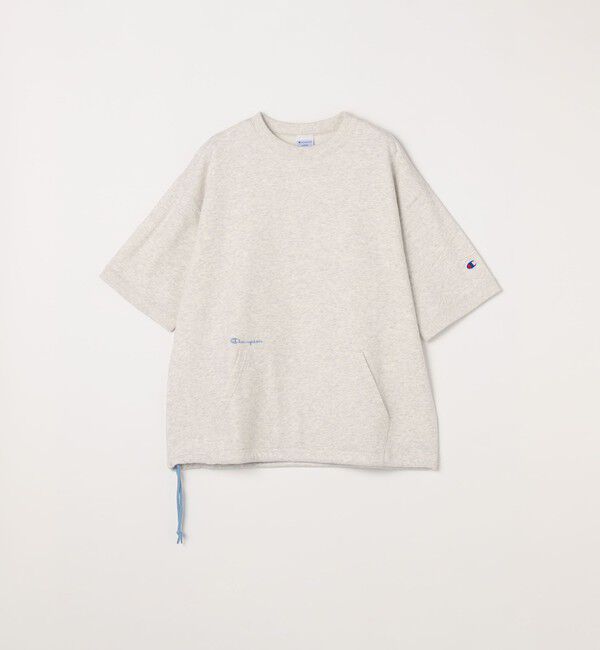 SHIPS any「【SHIPS any別注】Champion: ロゴ刺繍 スピンドル スウェット Tシャツ 26SS◇」|Tシャツ・カットソー|