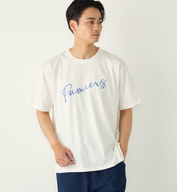 SHIPS Colors 「【WEB限定】SHIPS Colors:ロープ刺繍 Tシャツ◇」|Tシャツ・カットソー|