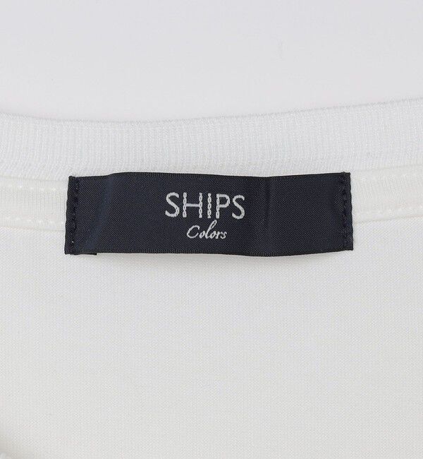 SHIPS Colors 「【WEB限定】SHIPS Colors:ロープ刺繍 Tシャツ◇」|Tシャツ・カットソー|
