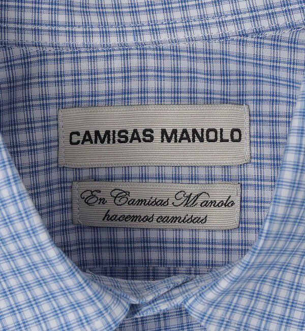 SHIPS「CAMISAS MANOLO: BLUE CHECKS CAMISA SHIRT」|シャツ・ブラウス|