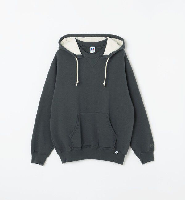 SHIPS any「【SHIPS any別注】RUSSELL ATHLETIC: ワンポイント ロゴ 裏起毛 プルオーバー パーカー◆」|パーカー|