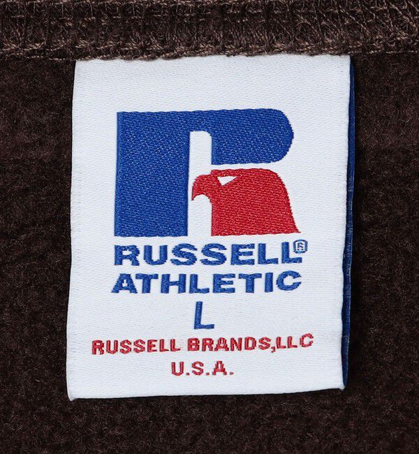 SHIPS any「【SHIPS any別注】RUSSELL ATHLETIC: ワンポイント ロゴ 裏起毛 プルオーバー パーカー◆」|パーカー|