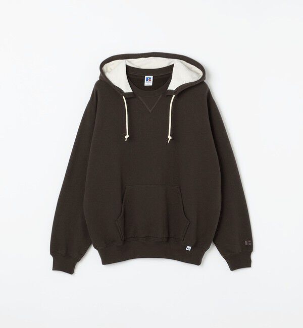 SHIPS any「【SHIPS any別注】RUSSELL ATHLETIC: ワンポイント ロゴ 裏起毛 プルオーバー パーカー◆」|パーカー|
