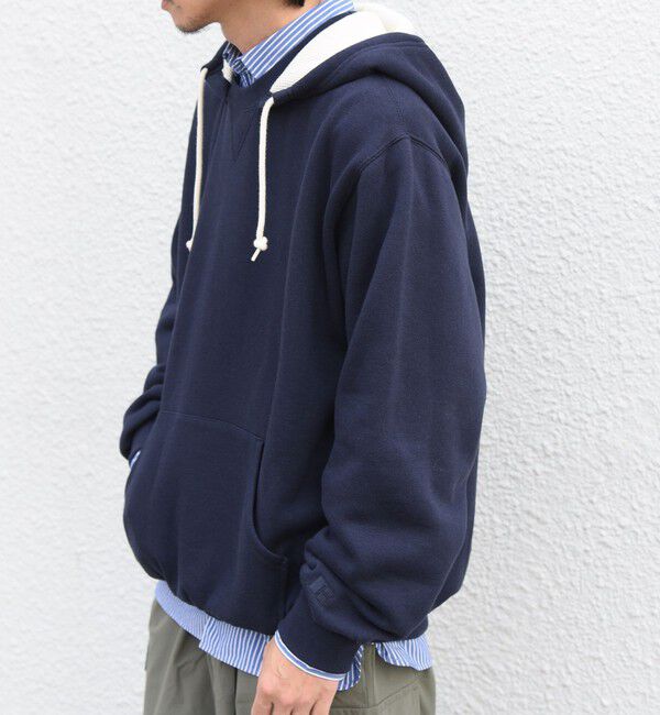 SHIPS any「【SHIPS any別注】RUSSELL ATHLETIC: ワンポイント ロゴ 裏起毛 プルオーバー パーカー◆」|パーカー|
