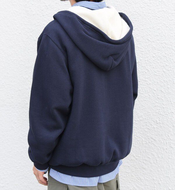 SHIPS any「【SHIPS any別注】RUSSELL ATHLETIC: ワンポイント ロゴ 裏起毛 プルオーバー パーカー◆」|パーカー|