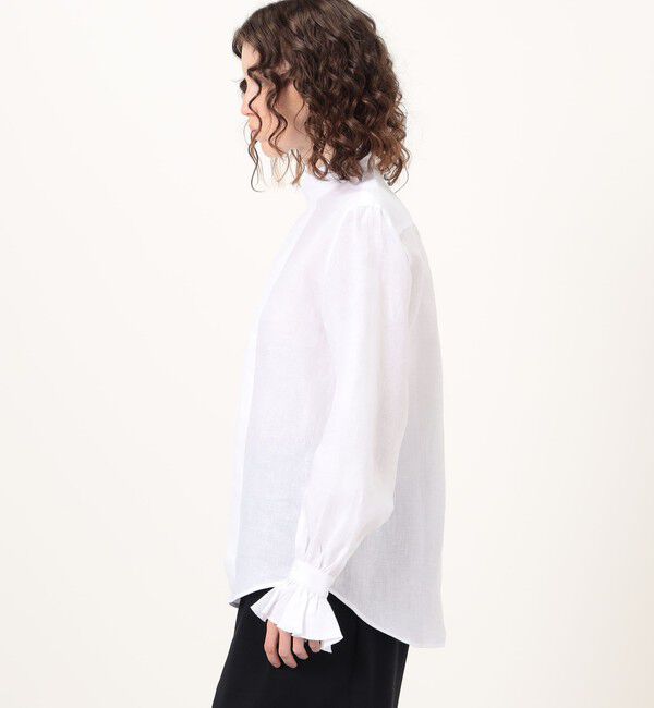 TOMORROWLAND BUYING WEAR「BOURRIENNE BOUDOIR リネン フリルシャツ」|シャツ・ブラウス|