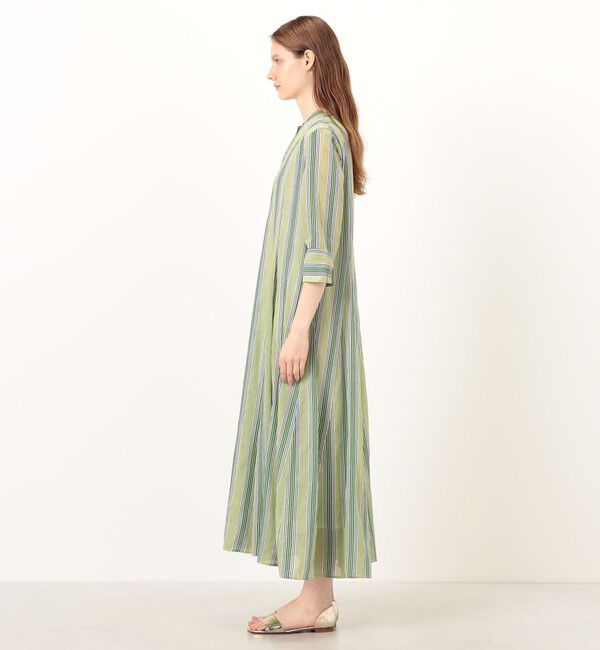 TOMORROWLAND BUYING WEAR「ne Quittez pas Cotton Voile Stripe ワンピース」|ワンピース|