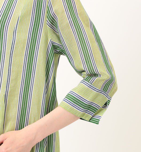 TOMORROWLAND BUYING WEAR「ne Quittez pas Cotton Voile Stripe ワンピース」|ワンピース|