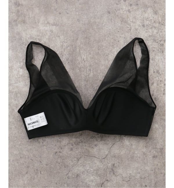 Plage「NICENICE MOMENT / ナイスナイスモーメント MESH FINE STRAP ブラ」|インナー|