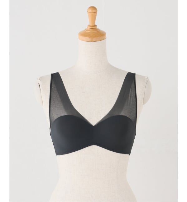 Plage「NICENICE MOMENT / ナイスナイスモーメント MESH FINE STRAP ブラ」|インナー|グレーB