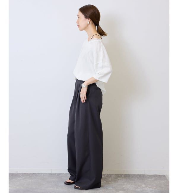 SLOBE IENA「miller/ミラー SLOBE別注 レースシアーTEE」|Tシャツ・カットソー|