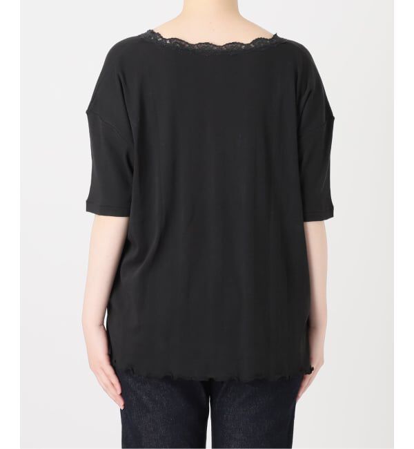 SLOBE IENA「miller/ミラー SLOBE別注 レースシアーTEE」|Tシャツ・カットソー|