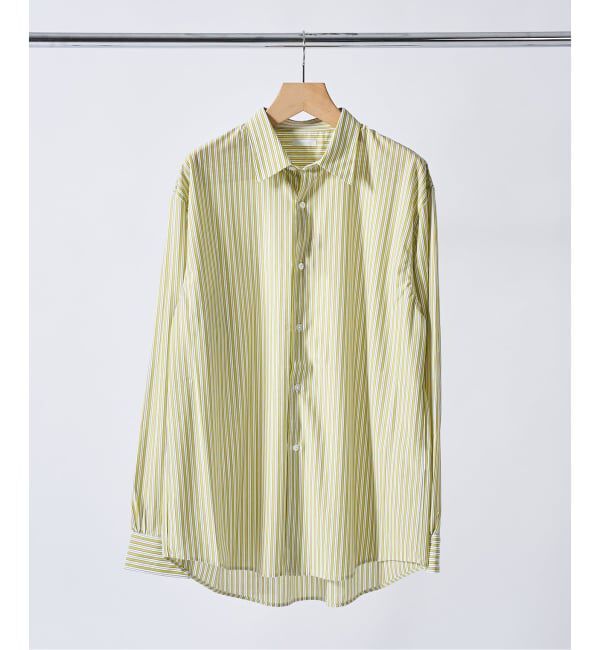 EDIFICE「Kanemasa Phil. (カネマサ フィル)46G Stripe Modest Shirts」|シャツ・ブラウス|イエロー