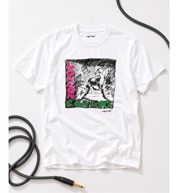 EDIFICE「《受注生産予約》Ray Lowry（レイローリー) &times; THE CLASH(ザ・クラッシュ) Tシャツ」|Tシャツ・カットソー|ホワイト