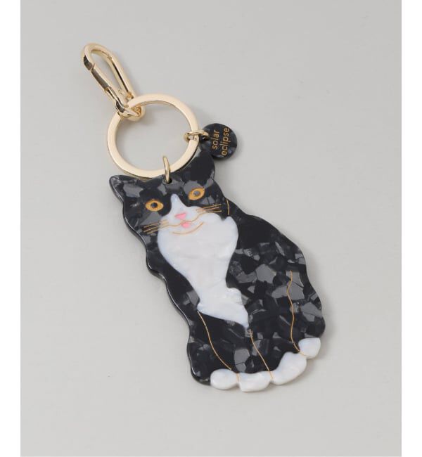 journal standard L'essage「Solar Eclipse/ソーラーエクリプス TUXEDO CAT CHARM チャーム」|キーケース|