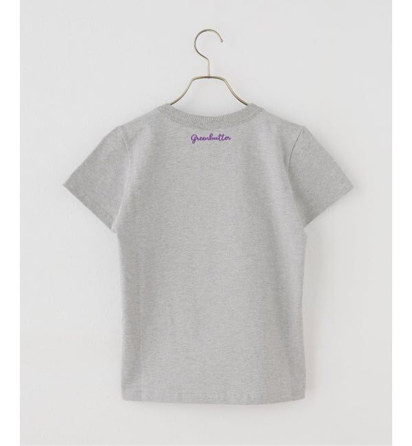 U by SPICK&SPAN「GREEN BUTTER/グリーンバター Heart Applique Tee」|Tシャツ・カットソー|