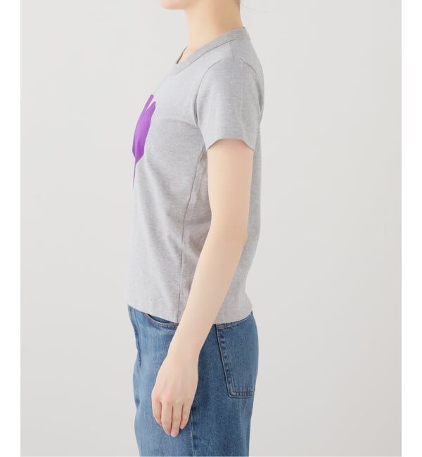 U by SPICK&SPAN「GREEN BUTTER/グリーンバター Heart Applique Tee」|Tシャツ・カットソー|