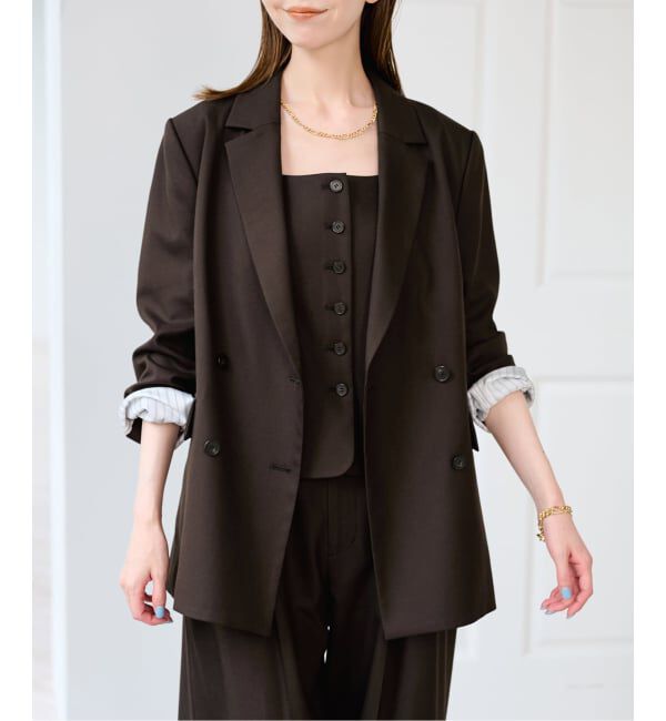 U by SPICK&SPAN「《予約》ツイルストレッチベスト」|その他|