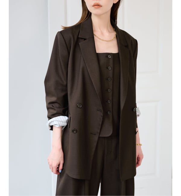 U by SPICK&SPAN「《予約》ツイルストレッチベスト」|その他|