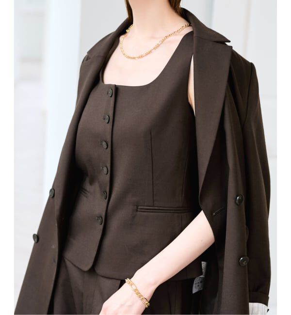 U by SPICK&SPAN「《予約》ツイルストレッチベスト」|その他|