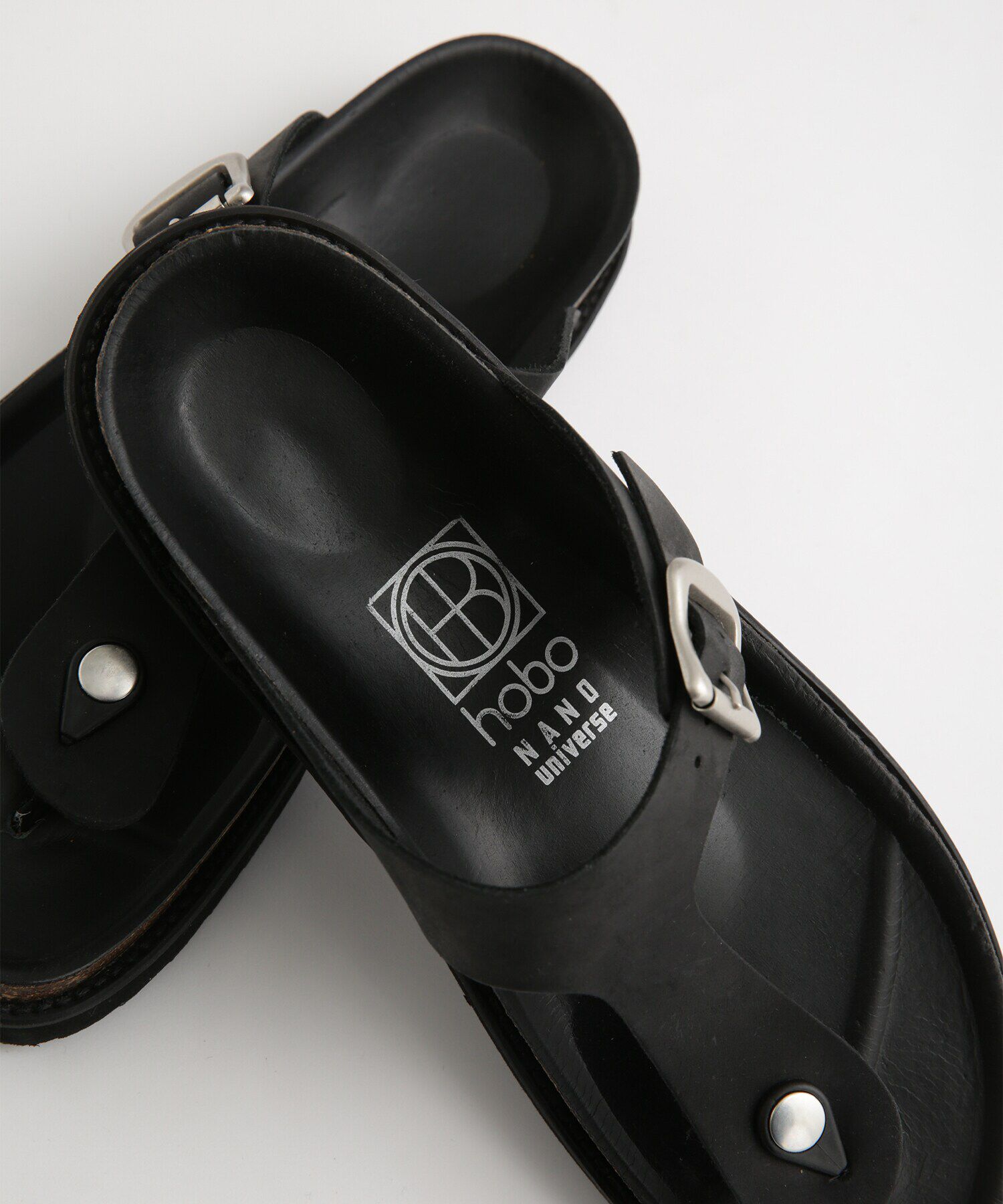 NANO universe「hobo/別注 THONG SANDALS NUBUCK」|サンダル|