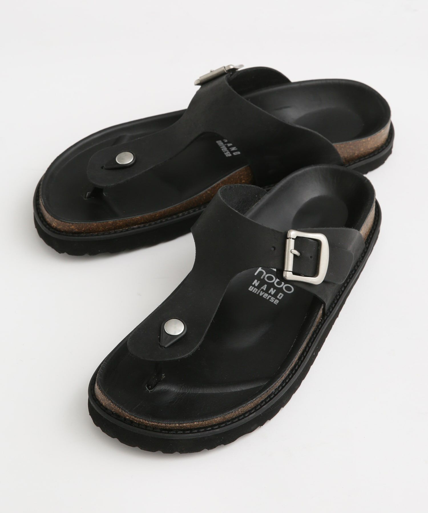 NANO universe「hobo/別注 THONG SANDALS NUBUCK」|サンダル|
