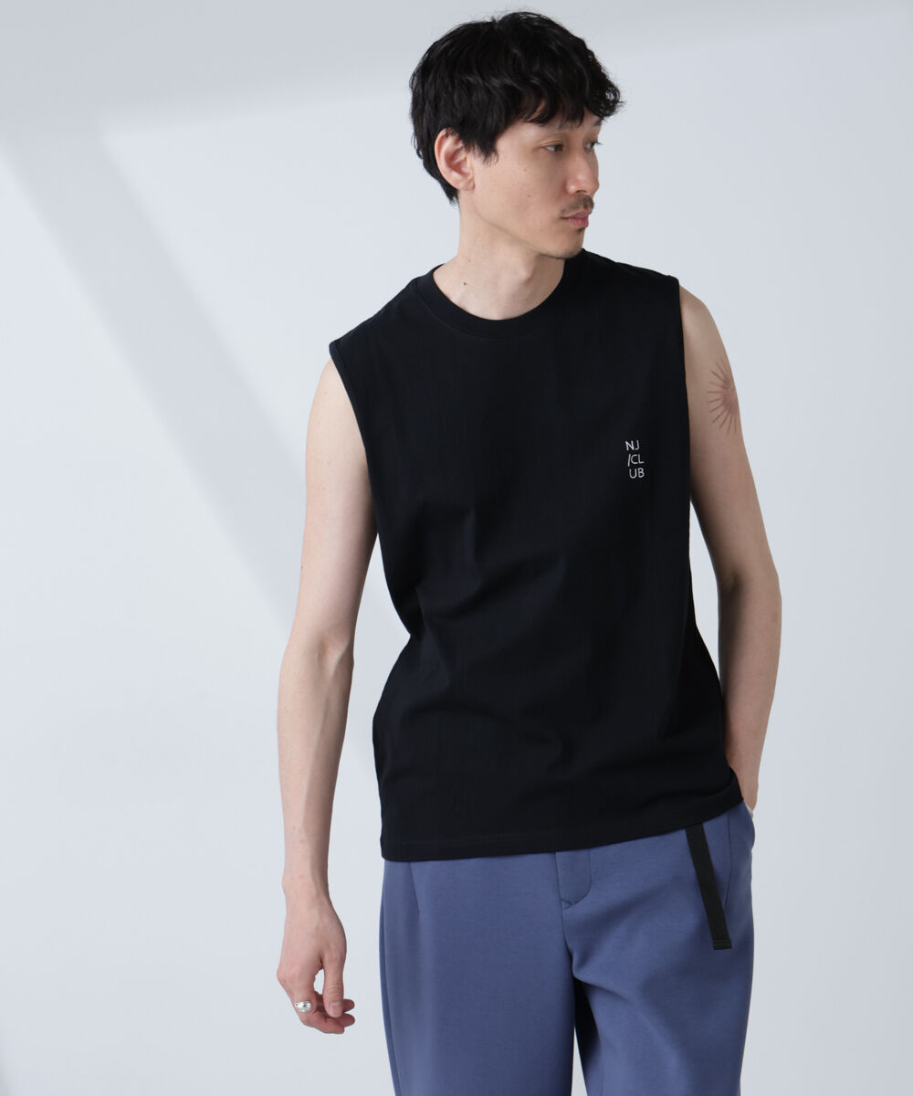 NANO universe「「NJ/CLUB」 ベーシック ノースリーブ」|Tシャツ・カットソー|
