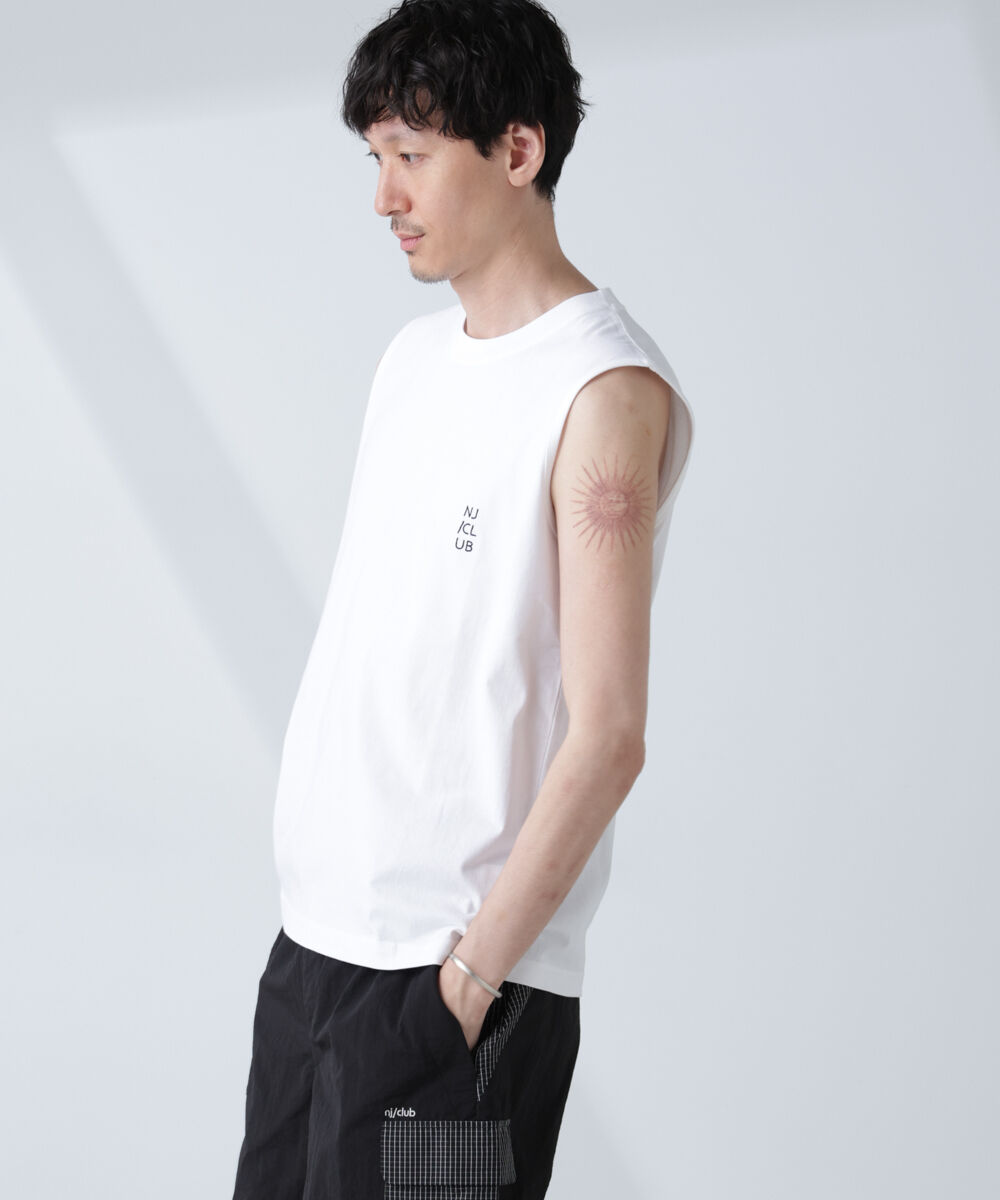 NANO universe「「NJ/CLUB」 ベーシック ノースリーブ」|Tシャツ・カットソー|