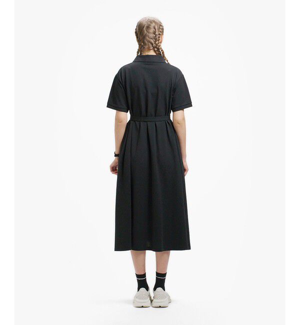 LACOSTE「スキッパーネックポロドレス / マキシ丈フレアワンピース」|ワンピース|