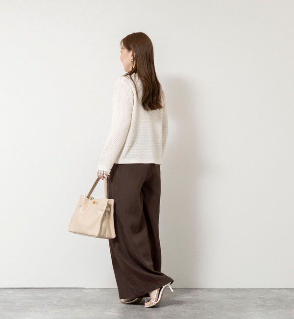 NOLLEY'S sophi「ウォッシャブルフィブリルポプリンワイドパンツ」|その他|